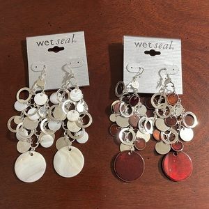 DANGLING EARRINGS 2 SETS